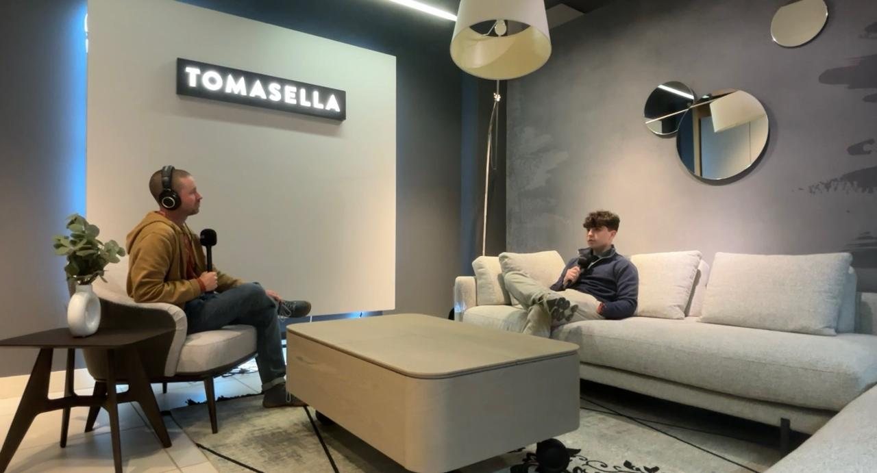 Max being interviewed on a podcast about FoodXChange